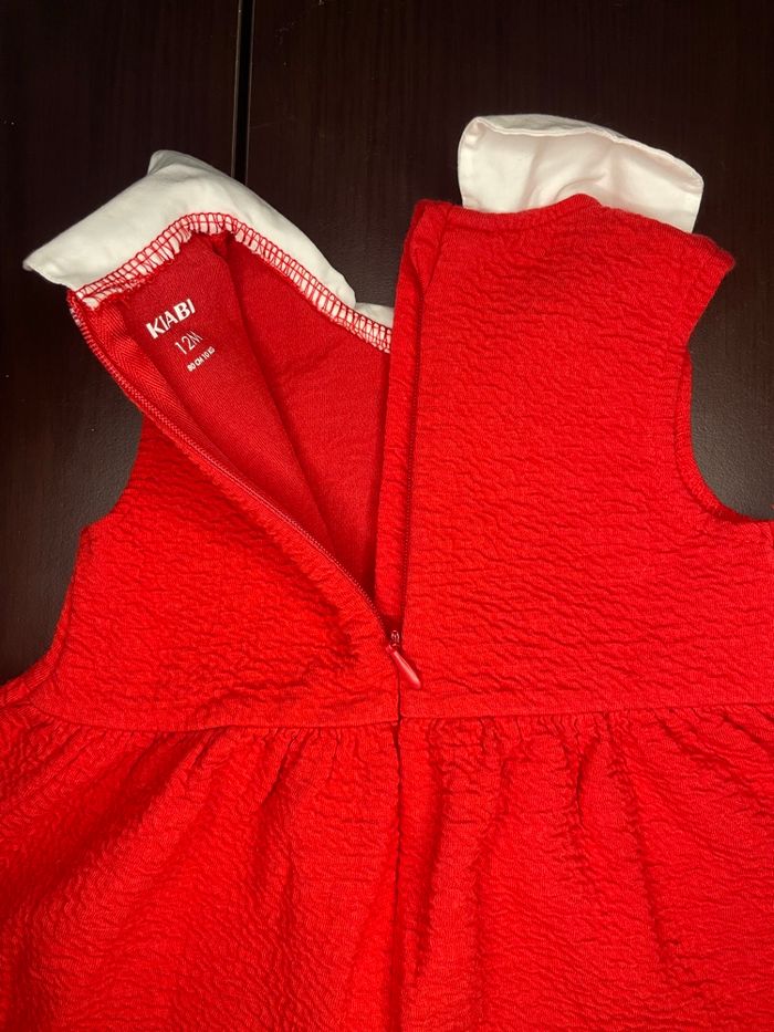 Robe bebe rouge Kiabi 12mois - photo numéro 5