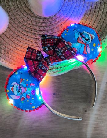Ears lumineuse stitch Noël