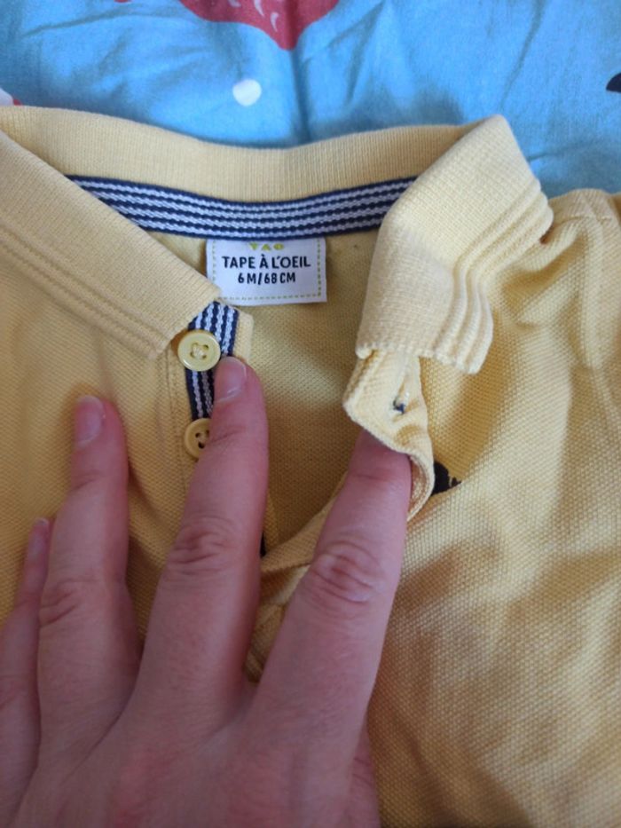 Lot de 2 polo 6 mois - photo numéro 3