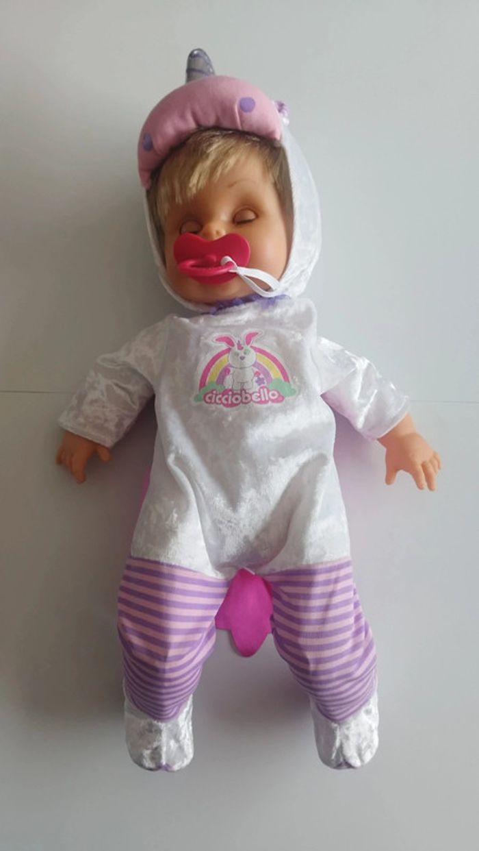 Bébé cicciobello licorne - photo numéro 2