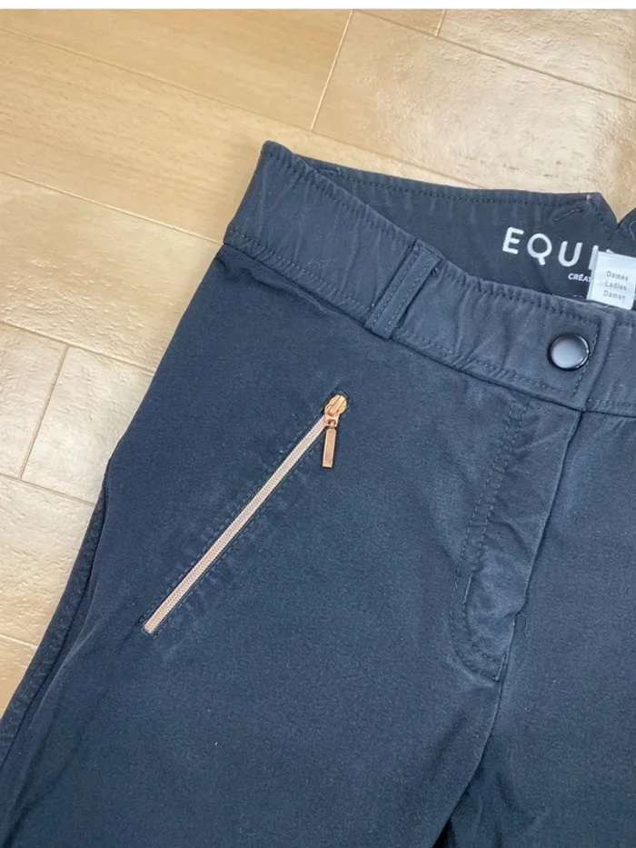 Pantalon Equithème noir – Très bon état – Taille 34 - photo numéro 7