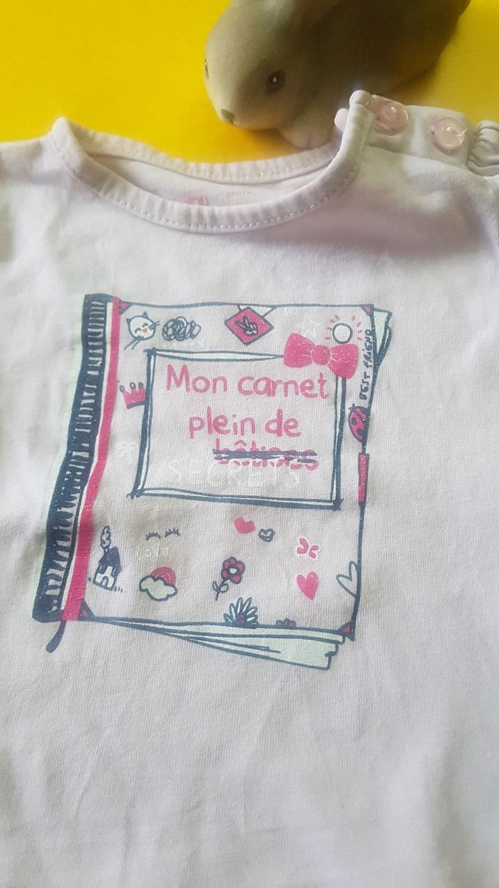 Haut manches longues bébé fille - photo numéro 2