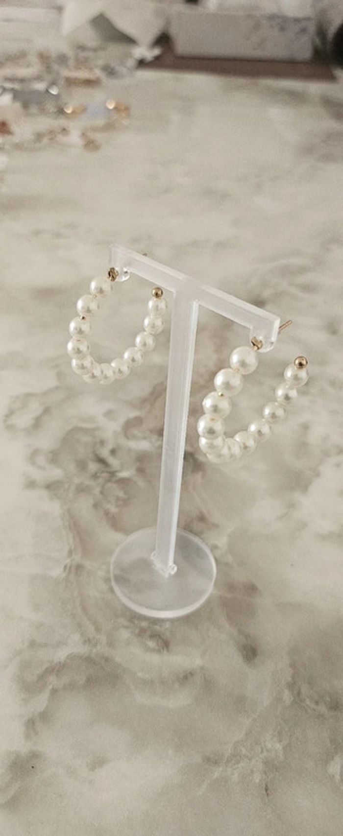 Boucles d’oreilles à perles - photo numéro 2