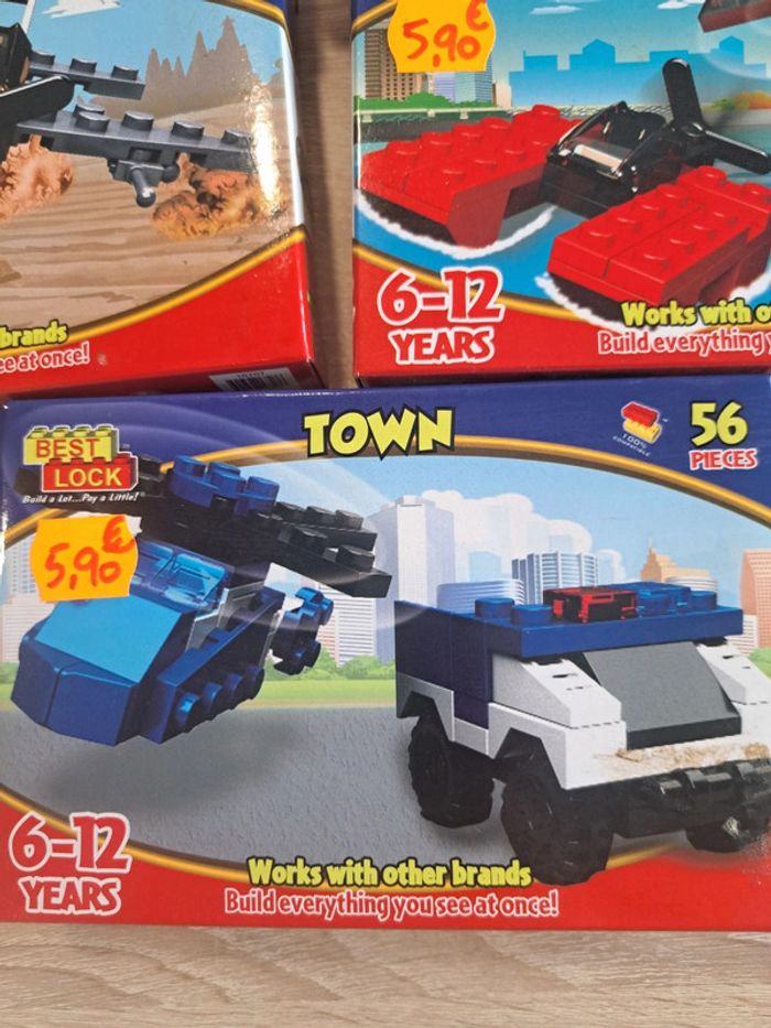 Lot de 5 boîtes de construction neuves - photo numéro 4