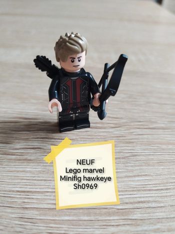 Lego marvel minifig hawkeye Sh0969 neuf