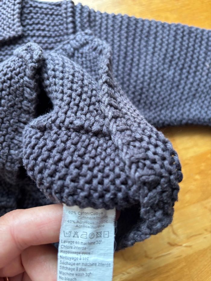 Gilet maille Bonton 18 mois fille - photo numéro 3