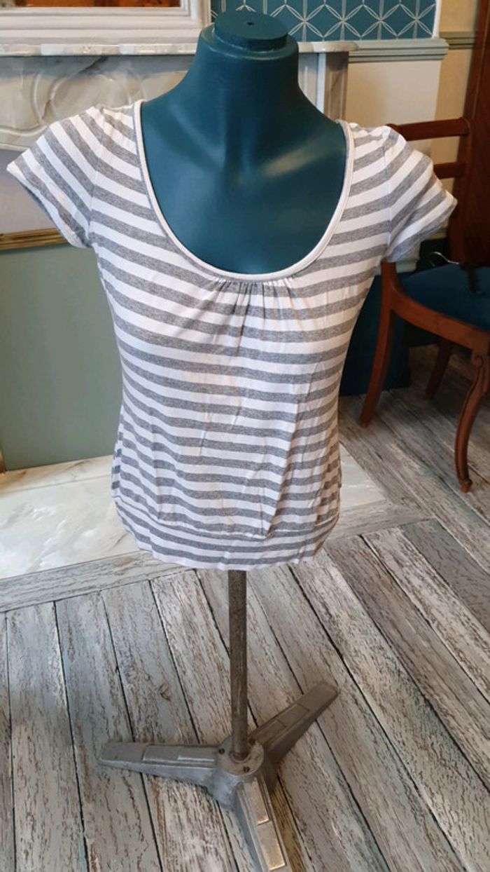Tee-shirt femme a rayures