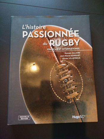 Livre l'histoire passionnée du rugby