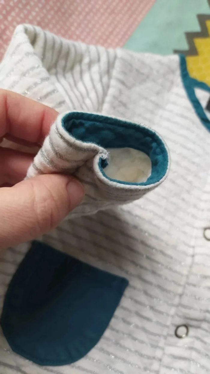 Gilet matelassé fait main Style Petit Bateau 18 mois - photo numéro 5