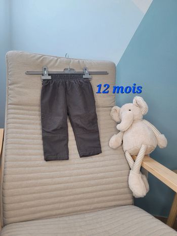 Pantalon gris 12 mois