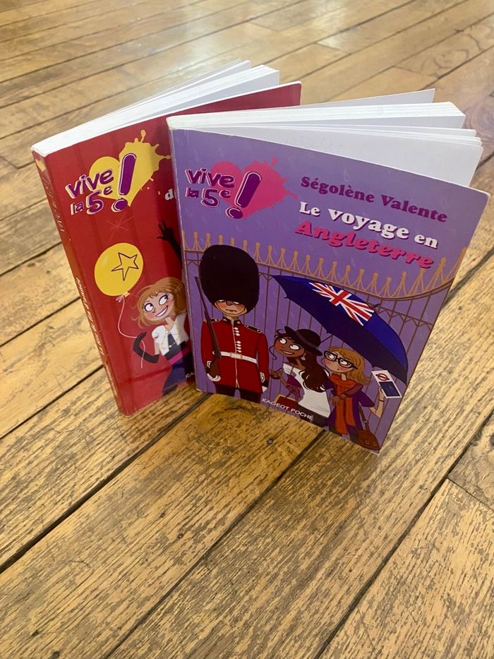 Lot 2 livres poches Vive la 5e !  De Ségolène Valente - photo numéro 9