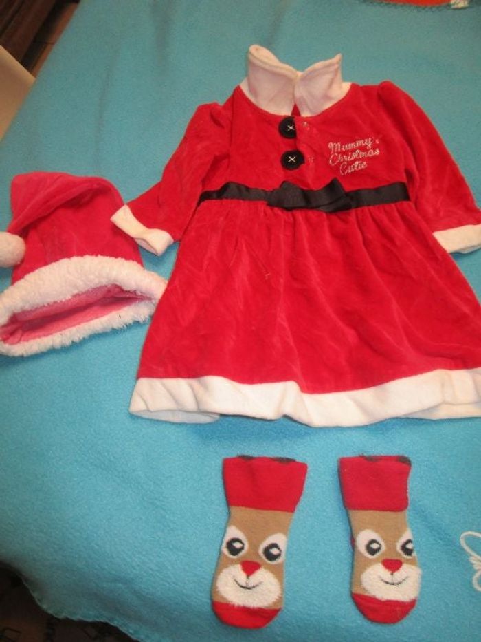 robe de noel 0/3 mois