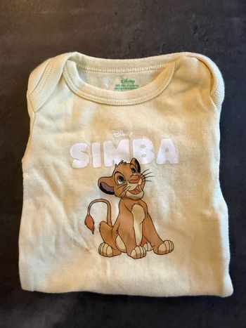 Body manches courtes 3 mois Disney 