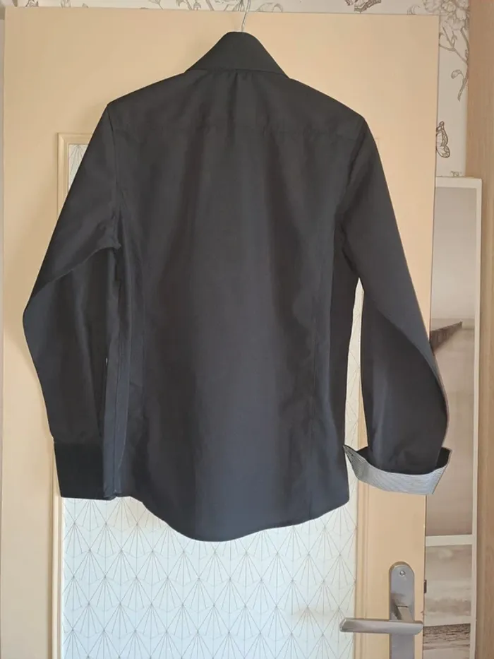 Chemise neuve homme noire Terance Kole L - photo numéro 8