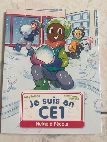 Je suis en ce1 neige à l’école 