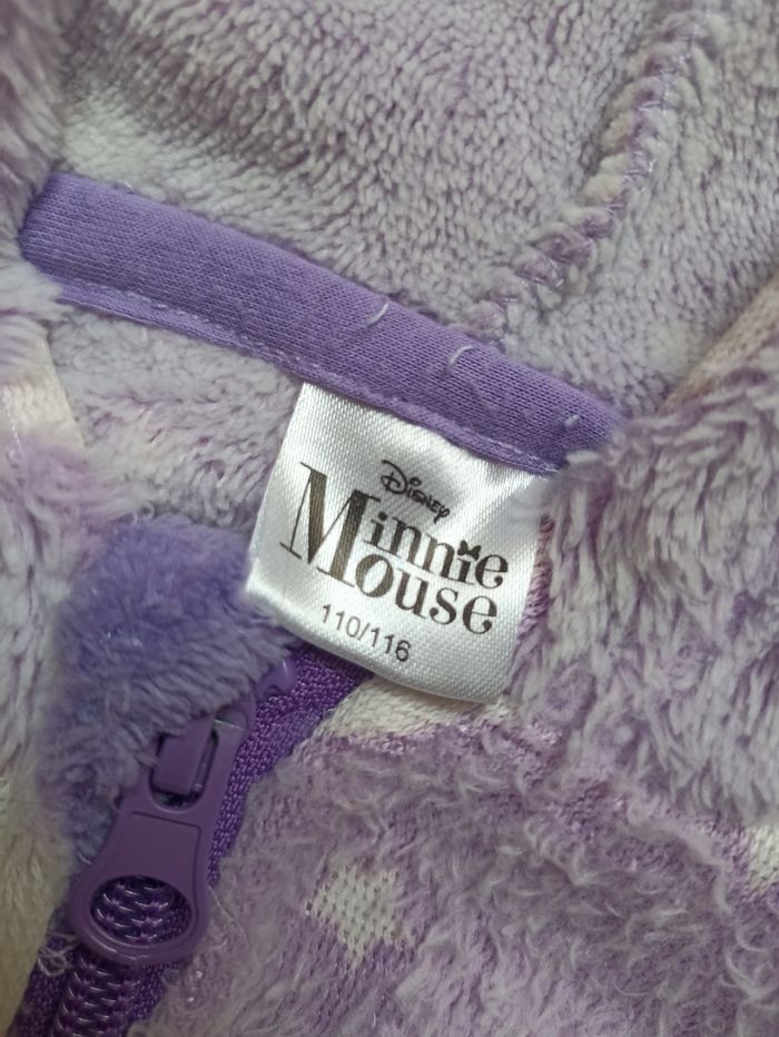 Pyjama combinaison polaire Minnie fluorescent 5 ans - photo numéro 4