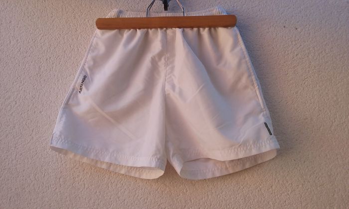 short blanc Artengo garçon