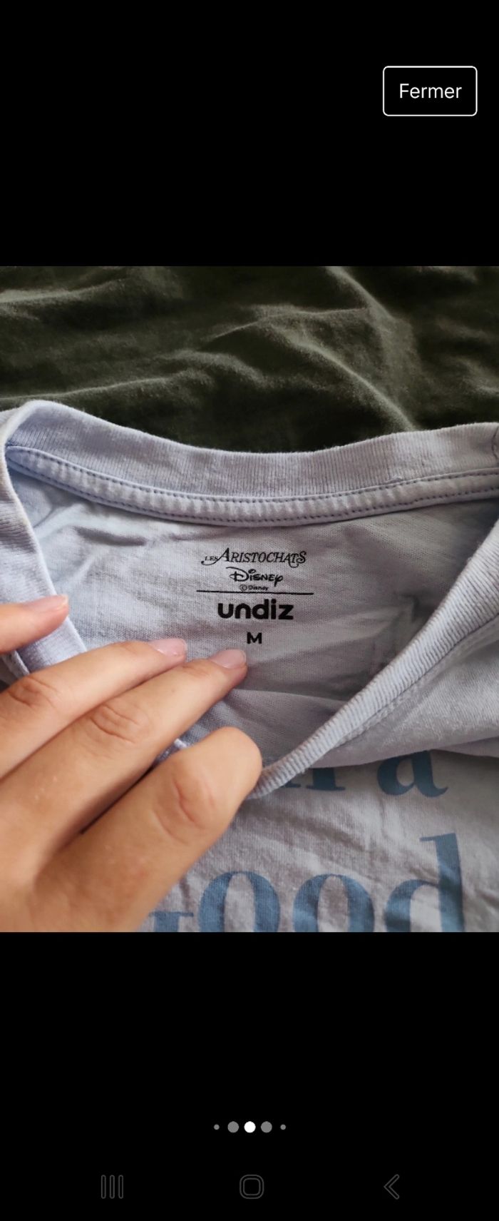 T shirt de nuit Marie les aristochats Undiz - photo numéro 4