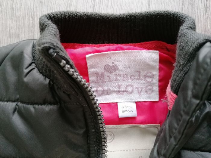 Doudoune sans manches noire 6 mois - photo numéro 2