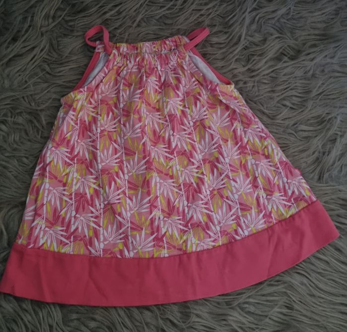 Robe d'été légère à motifs bambou 6mois