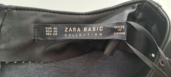 Robe en simili cuir Zara - photo numéro 9