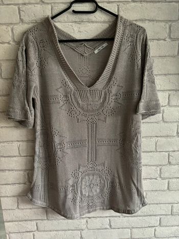 Pull fin manches courtes Bel Air taille 2 (38/40)