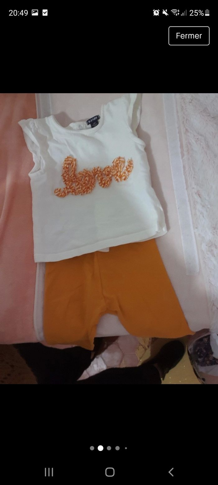 Lot 7 ensembles 6 mois - photo numéro 2