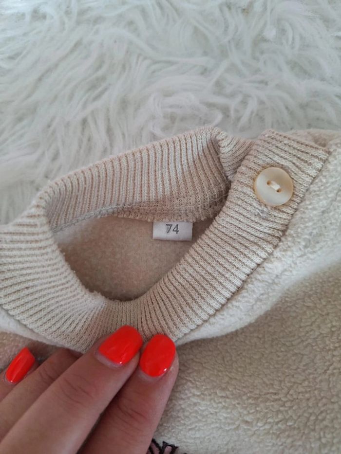 Pull hiver fille 74cm - photo numéro 3