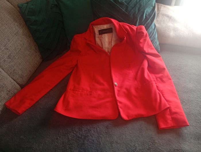Veste rouge de chez Zara femme