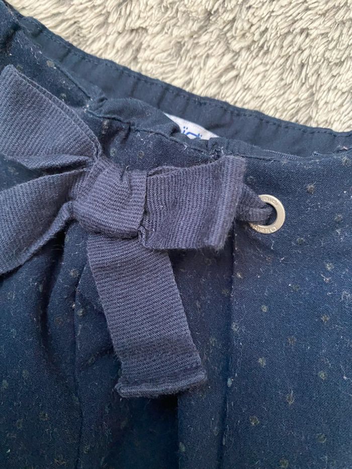 Short effet jupe bleu Okaidi - 3 ans - photo numéro 3