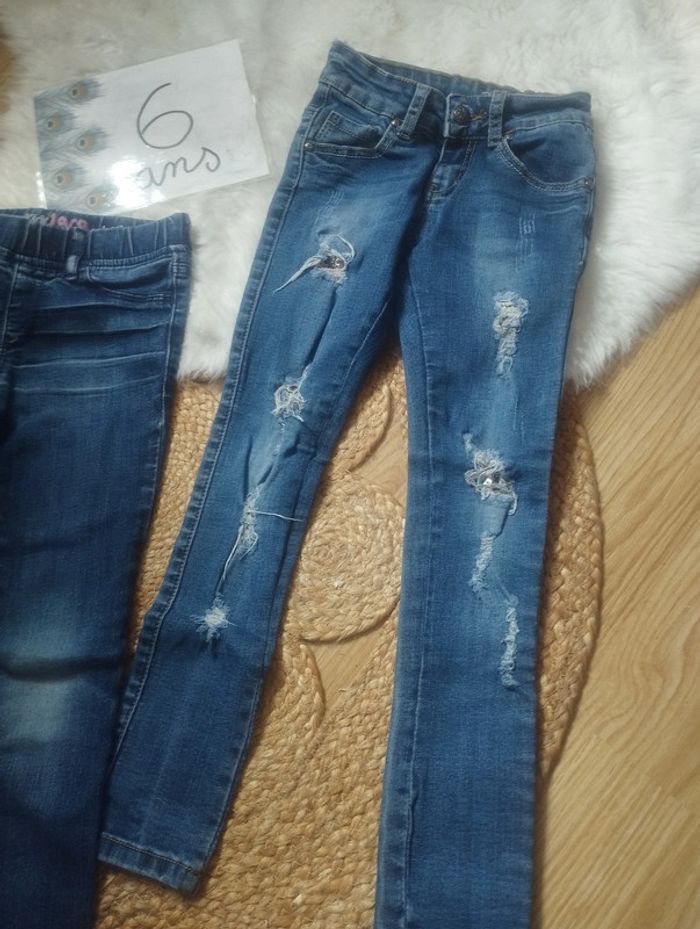 Lot jeans 6ans fille - photo numéro 3