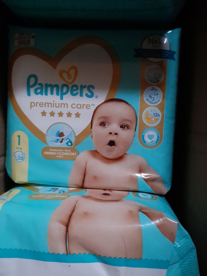 Lot couches Pampers T 1
