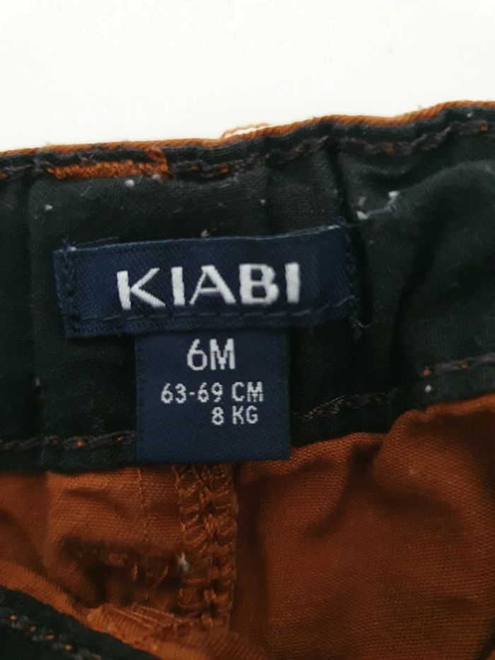 Lot 2 shorts taille 6 mois garçon Kiabi - photo numéro 3