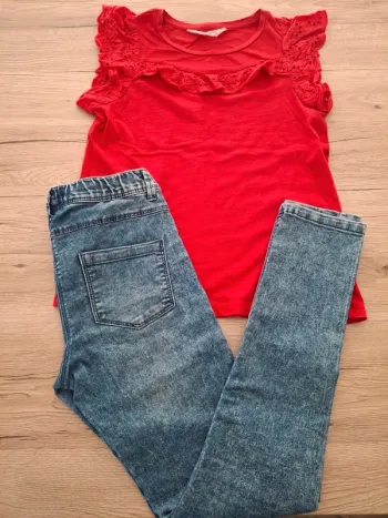 Jean slim élastique 8/10 ans