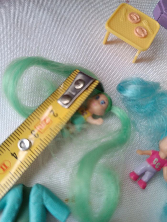 1997 mini pouce confiserie café pâtisserie michelle's génie toy restaurant Polly petite poupée small - photo numéro 9