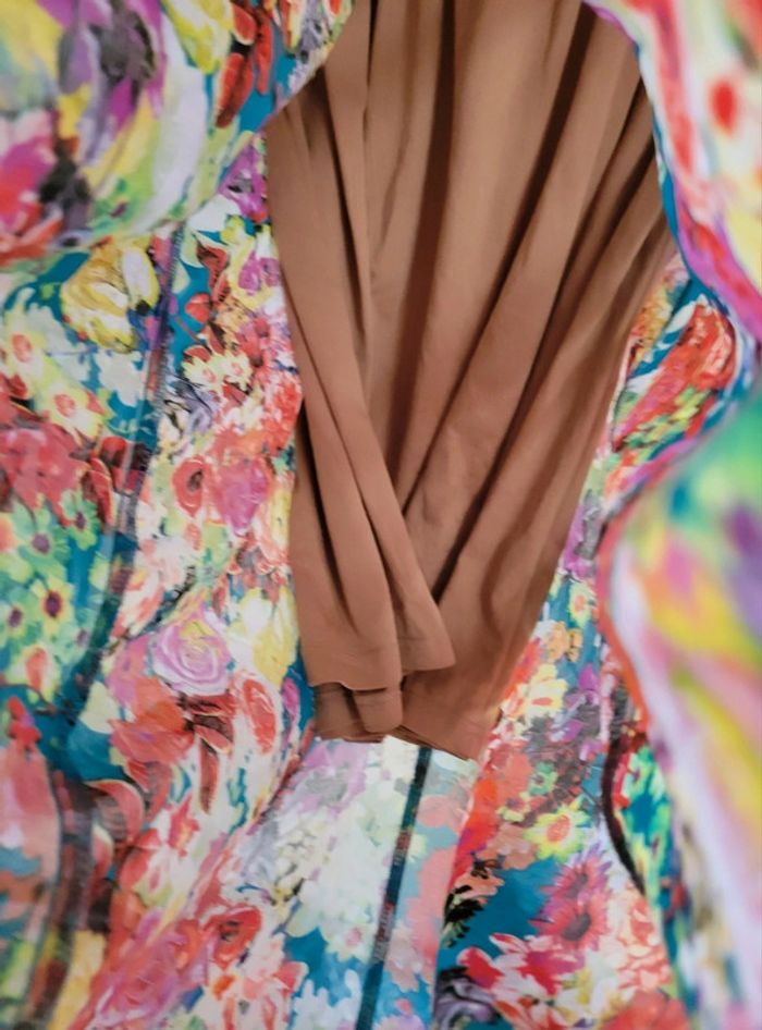Longue robe d'été fleurie - photo numéro 6