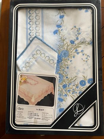 Nappe + serviette de table