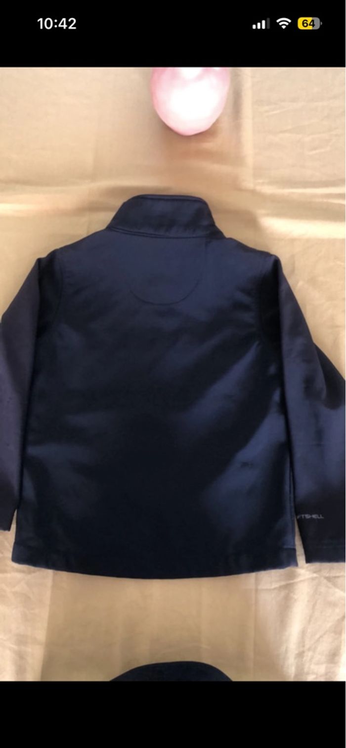 Veste imperméable Regatta noir garçon coupe vent 5/6ans - photo numéro 4