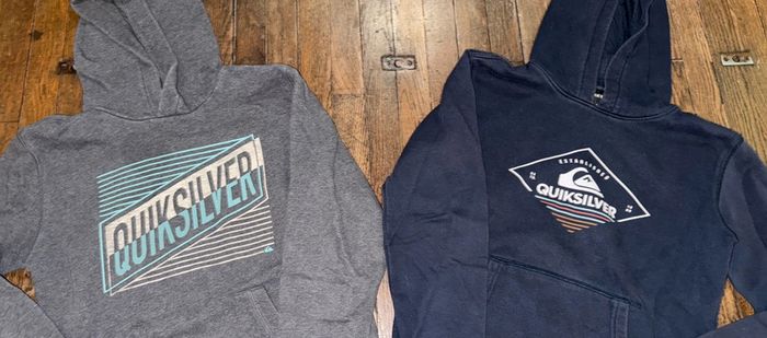 Lot sweats quiksilver  12 ans  Portés bon état - photo numéro 2