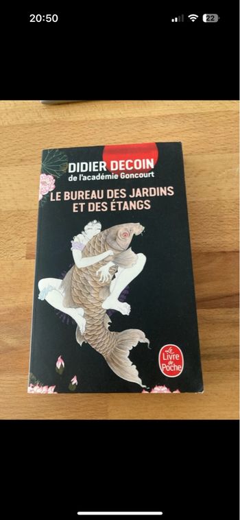 Le Bureau des jardins et des étangs de Didier Decoin
