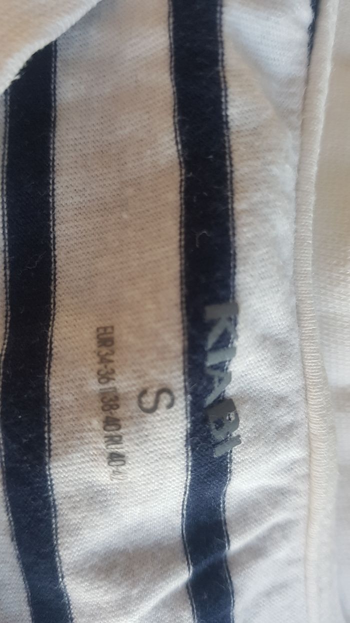 Tee shirt marinière taille S - photo numéro 4