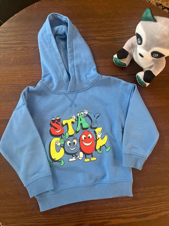 Sweat a capuche garçon 3-4 ans