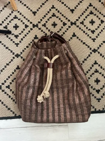 Sac à dos marron Natura