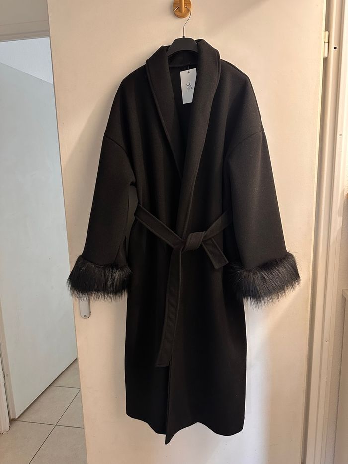 Manteau long noir - photo numéro 2