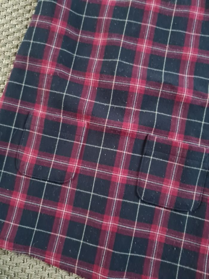 Robe trapèze a carreaux - 4 ans - photo numéro 4