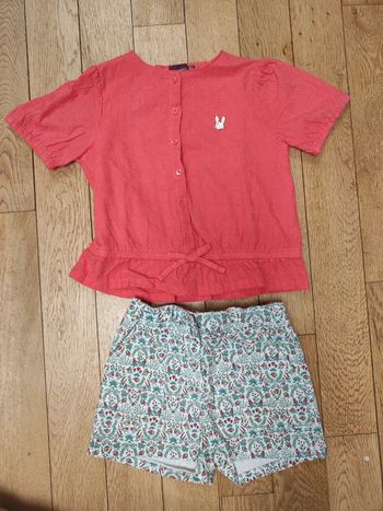 Short fleuri sergent major neuf