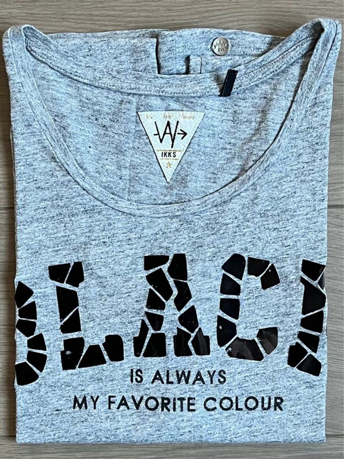 T-shirt à message IKKS T-14 ans/ S