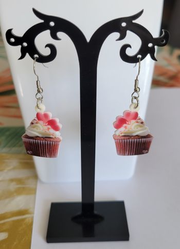 Boucles d'oreilles cupcake