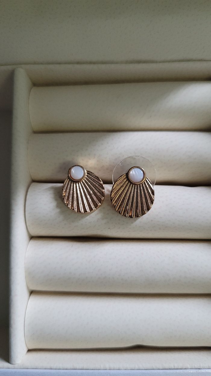 Boucles d oreilles coquillages