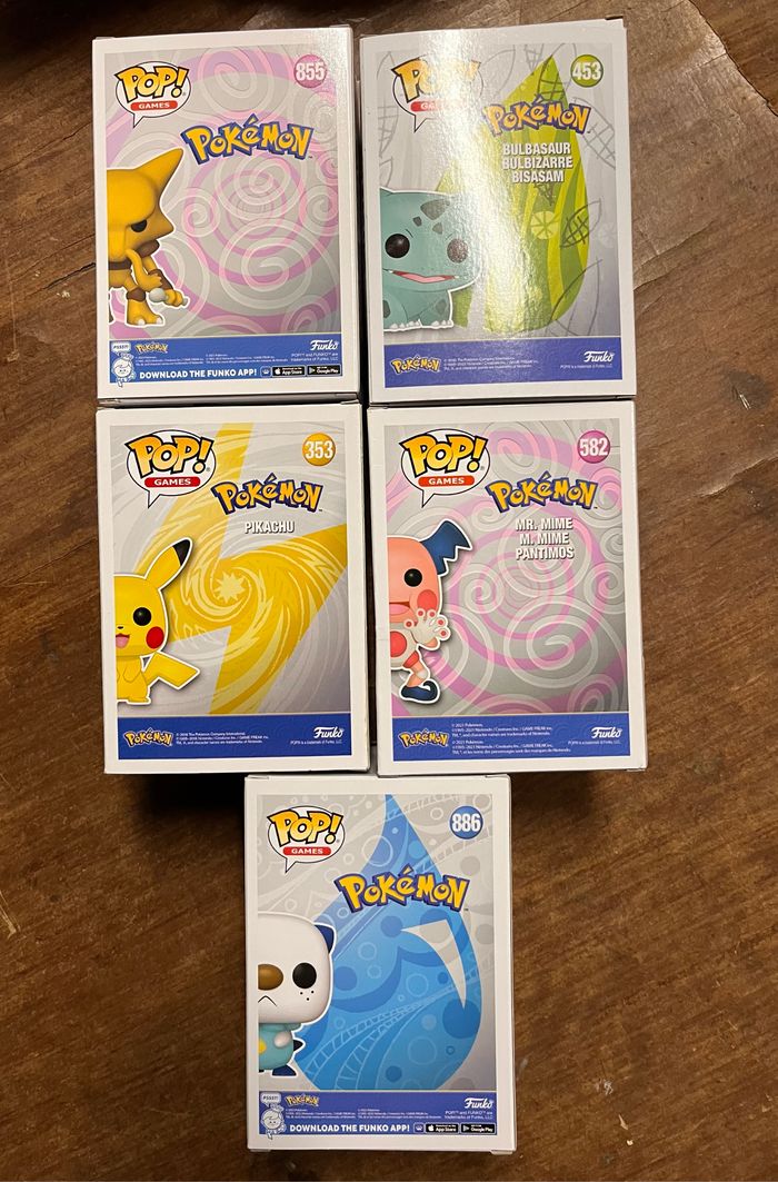 Funko pop Pokémon lot - photo numéro 2